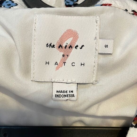 The Nines by Hatch Button Front Poplin Maternity Dress S - Picture 4 of 8